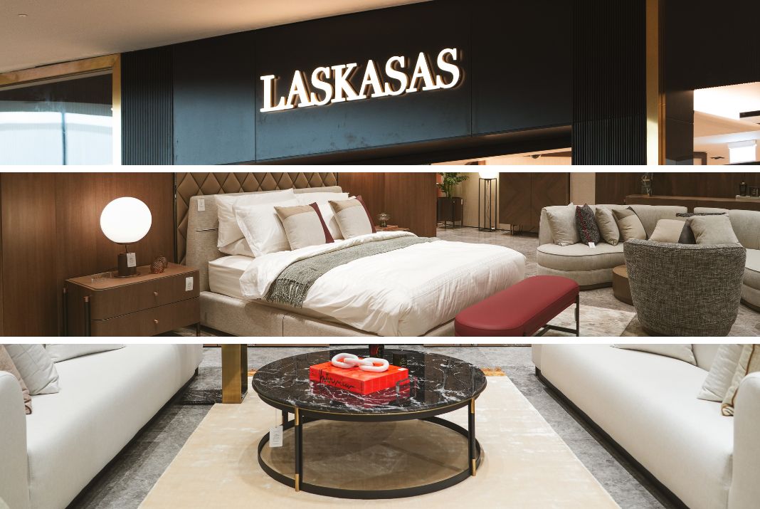 askasas showroom featuring Portuguese furniture in Doha