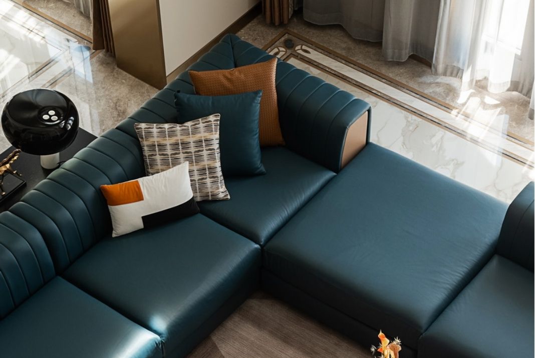 A living room design highlighting the Harry Sofa